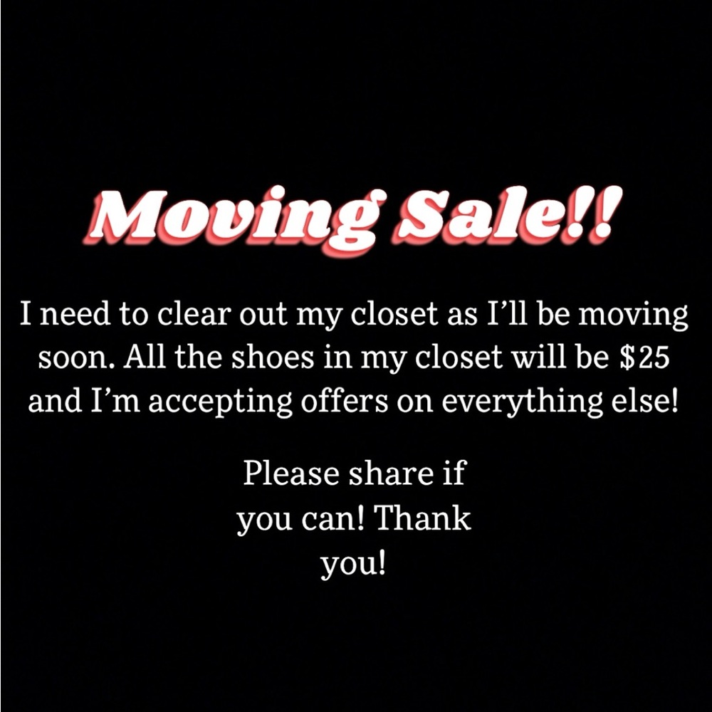 ❤️✨ Moving Sale!! ✨❤️
